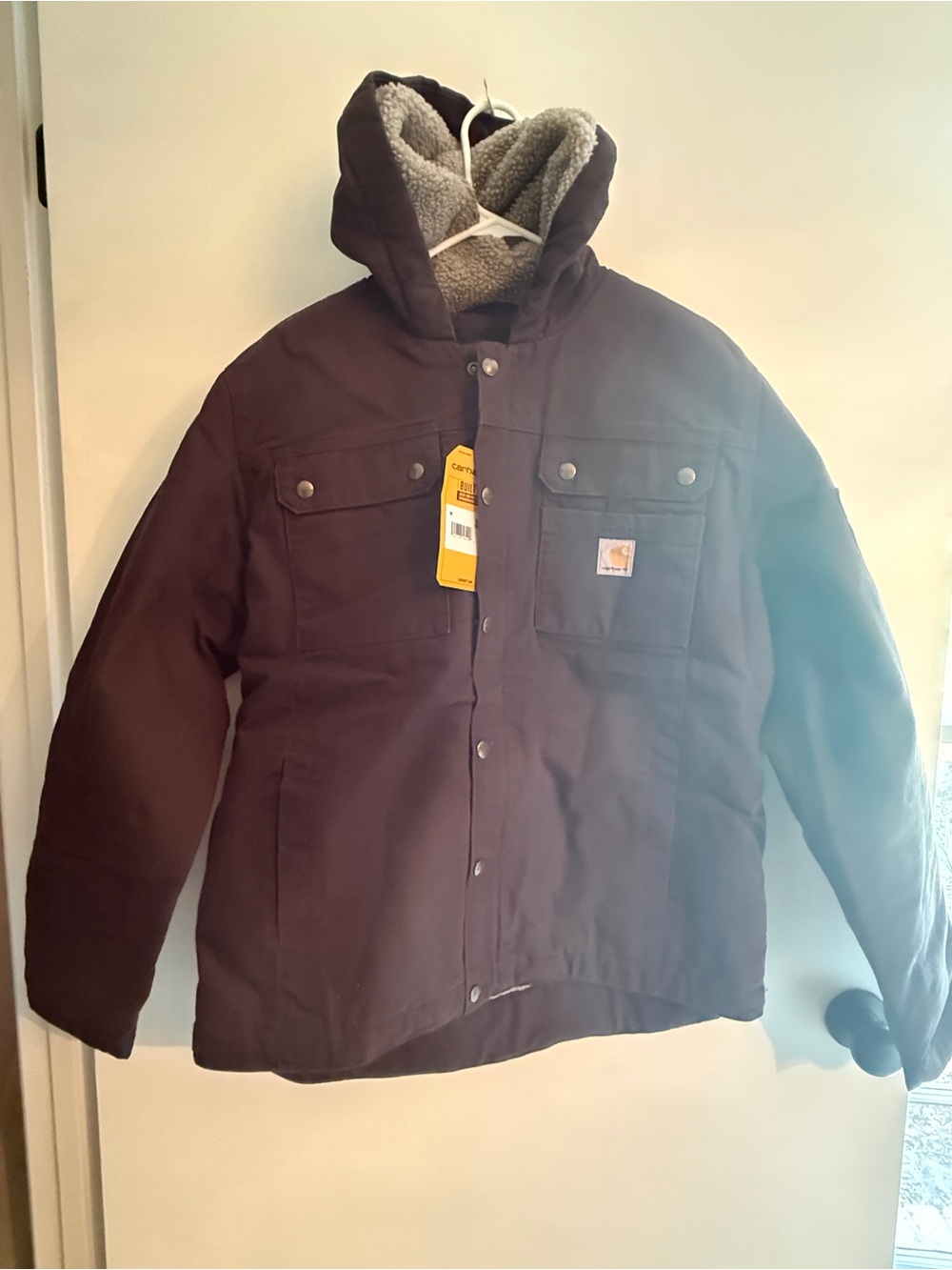 Carhartt Hooded Work Jacket - Brown